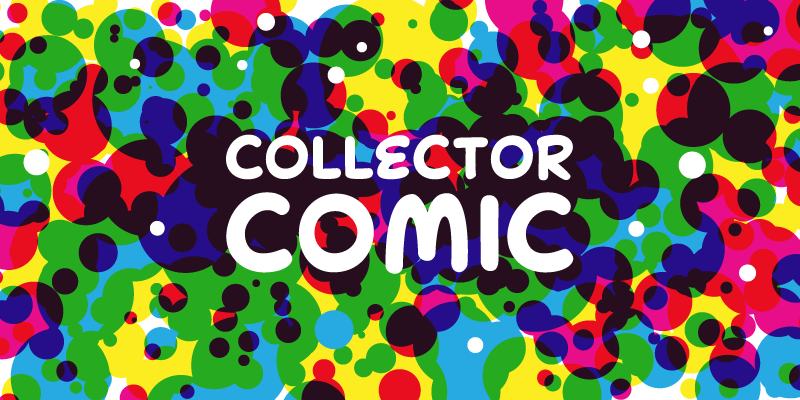Card displaying Collector Comic typeface in various styles