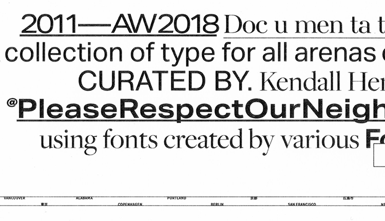 Kendall Henderson’s go-to fonts for clarity