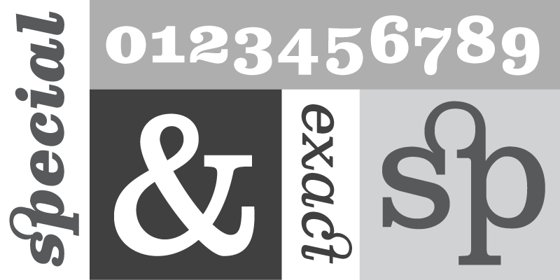 Card displaying Clarendon Text typeface in various styles