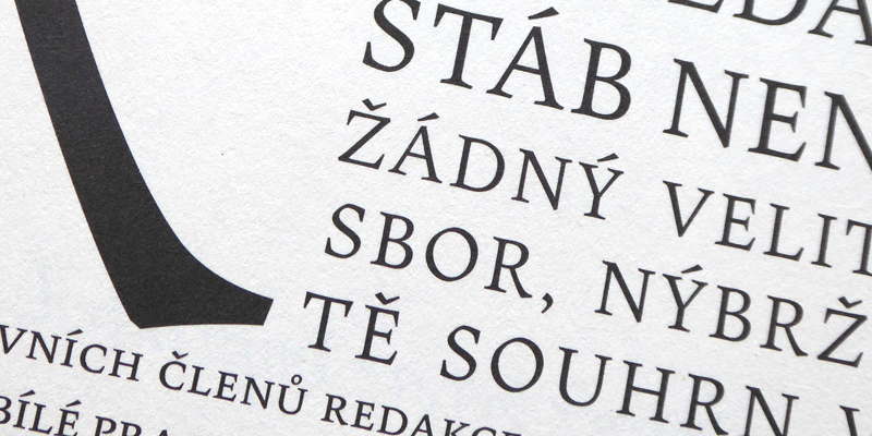 Card displaying Maiola typeface in various styles