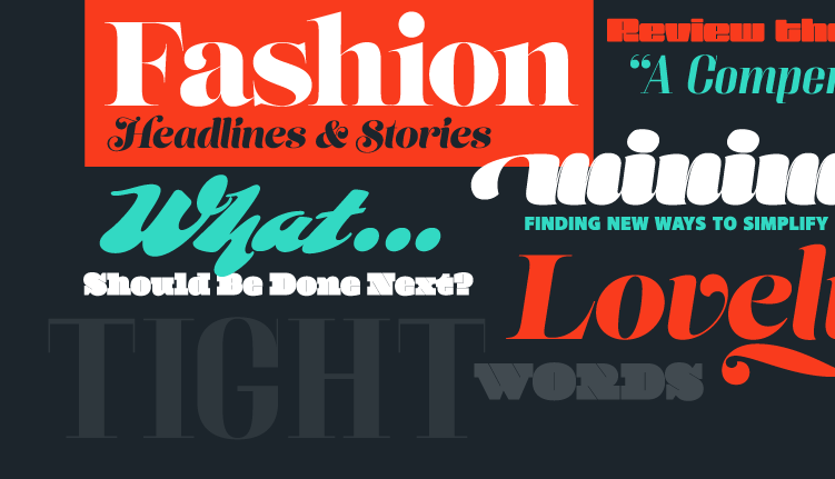 Positype's picks for fonts that go big and bold