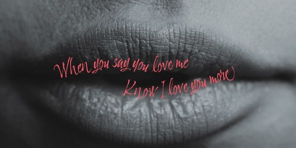 Card displaying Adore You typeface in various styles