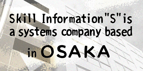 Karte mit der Schriftart SicRusk in verschiedenen Schnitten