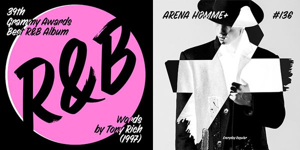 Card displaying PD Everyday typeface in various styles