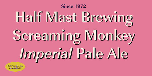 Card displaying Imperial URW typeface in various styles