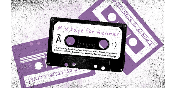 Card displaying Felt Tip Woman typeface in various styles