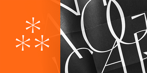 Card displaying Retros typeface in various styles