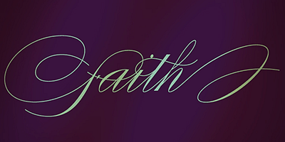 Card displaying Compendium typeface in various styles