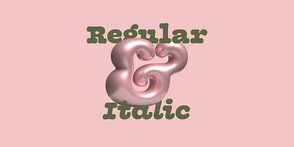 Card displaying Olivita typeface in various styles