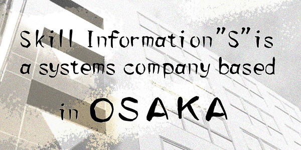 Card displaying SicFude-Meigetsu typeface in various styles