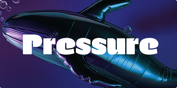 Card displaying Manometer Sans typeface in various styles