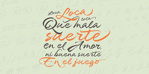 Card displaying Salamat typeface in various styles