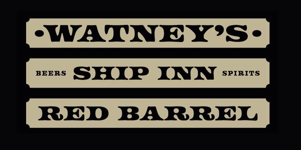 Card displaying Freehouse typeface in various styles