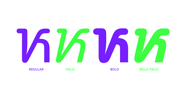 Card displaying Termtem typeface in various styles