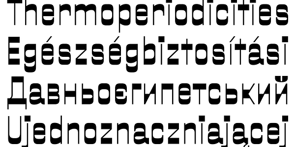 Card displaying Oigle typeface in various styles