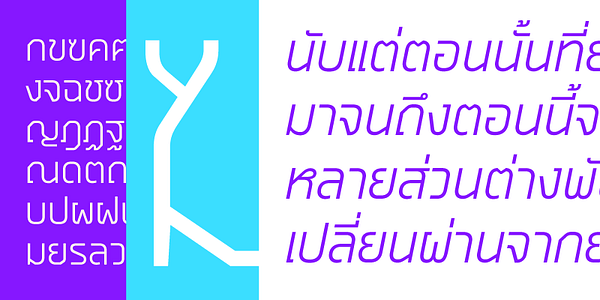 Card displaying Nubb typeface in various styles