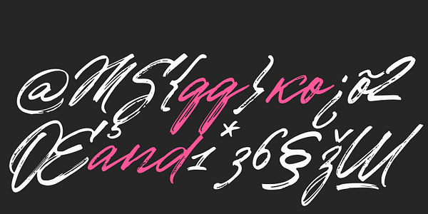 Card displaying TT Disruptors typeface in various styles