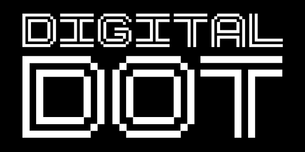 Card displaying PF Uniform typeface in various styles