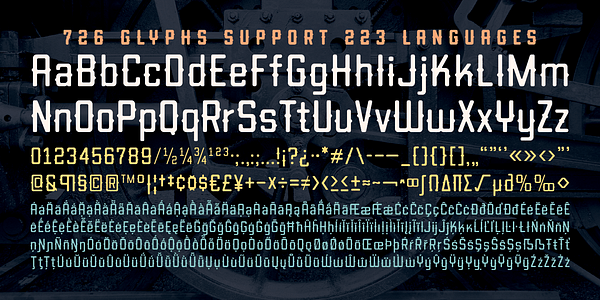 Card displaying Thornwood Variable typeface in various styles