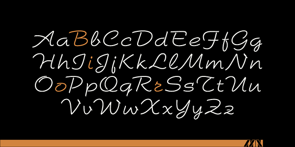 Card displaying Brio MN typeface in various styles