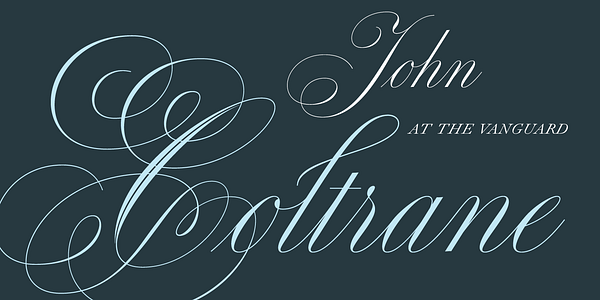 Card displaying Medusa typeface in various styles