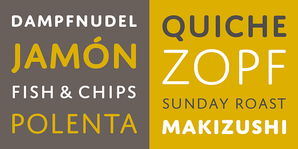 Card displaying JAF Domus Titling typeface in various styles