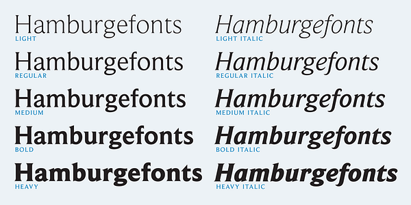 Card displaying Beaufort Pro typeface in various styles