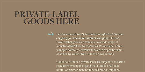 Card displaying Freight Text typeface in various styles