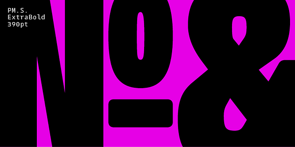 Card displaying Paradroid Mono Soft typeface in various styles