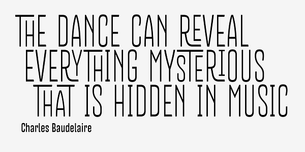 Card displaying Mazurquica Variable typeface in various styles