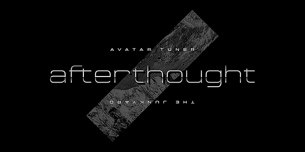 Card displaying Manifold Extended CF typeface in various styles