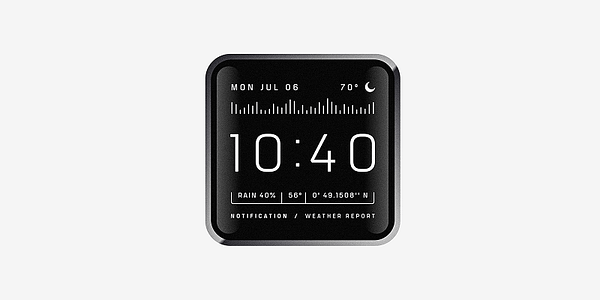 Card displaying Manifold Extended CF typeface in various styles