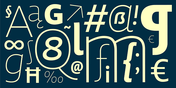 Card displaying Lemon Sans Next typeface in various styles