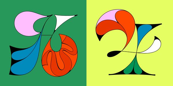 Card displaying Juma typeface in various styles