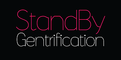 Card displaying Lynda typeface in various styles