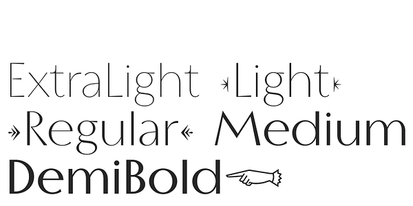 Card displaying TT Ricordi Allegria typeface in various styles