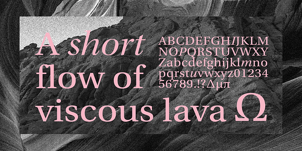 Card displaying Utopia typeface in various styles