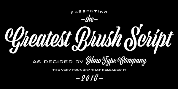 Kort som viser skrifttypen Viktor Script i forskjellige stiler