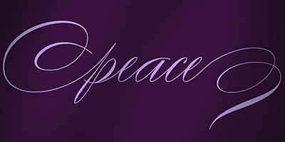 Card displaying Compendium typeface in various styles