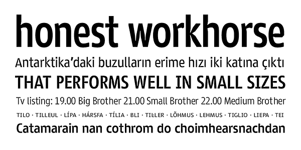 Card displaying Lipa Agate typeface in various styles