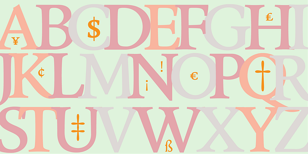 Card displaying Legitima typeface in various styles