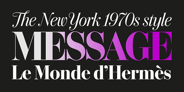 Card displaying IvyBodoni typeface in various styles