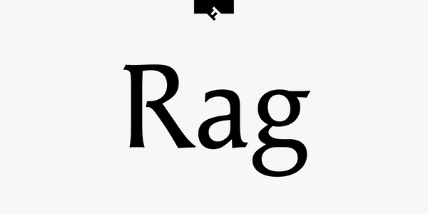 Card displaying FF Angie typeface in various styles