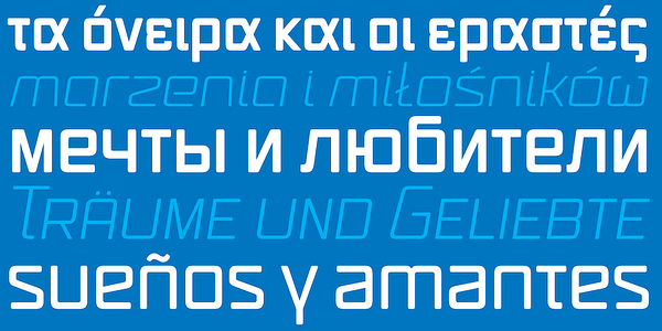 Card displaying Vox Round typeface in various styles