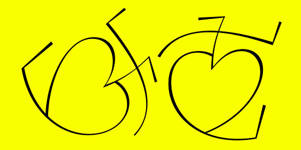 Card displaying Klooster typeface in various styles