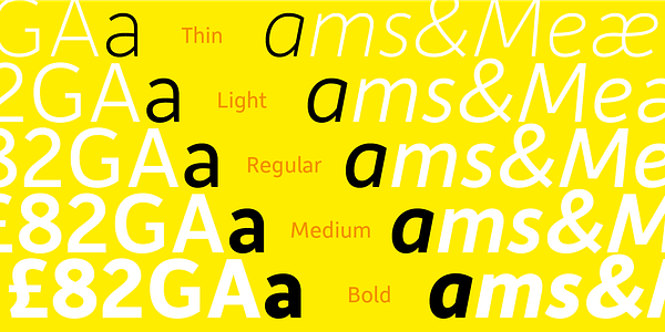 Card displaying Depot New typeface in various styles