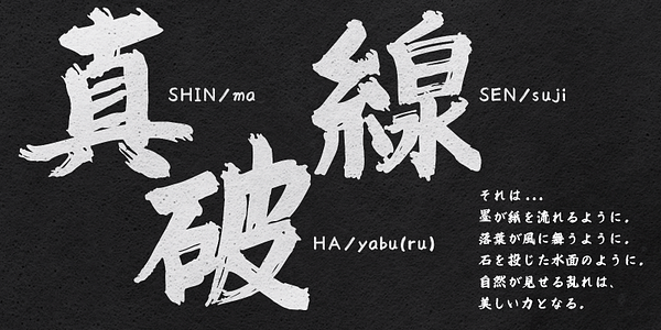 Card displaying AB Junglecock 01 typeface in various styles