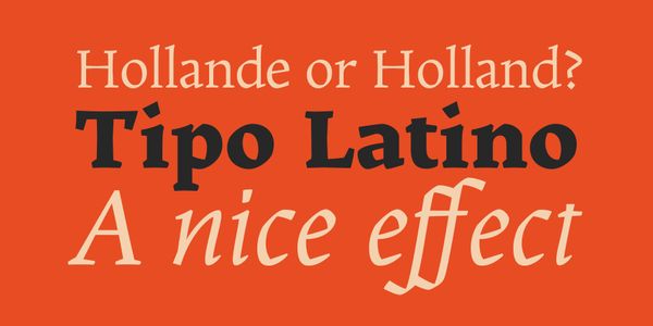 Card displaying Karol typeface in various styles