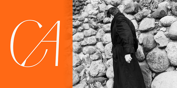 Card displaying Retros typeface in various styles