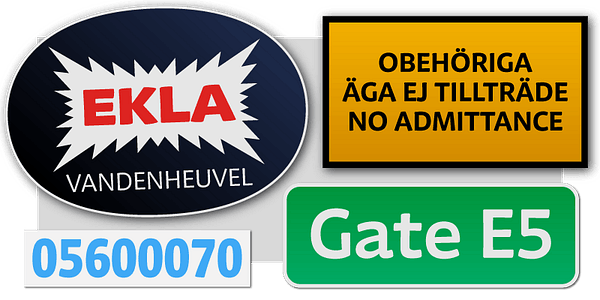 Card displaying Chidori typeface in various styles